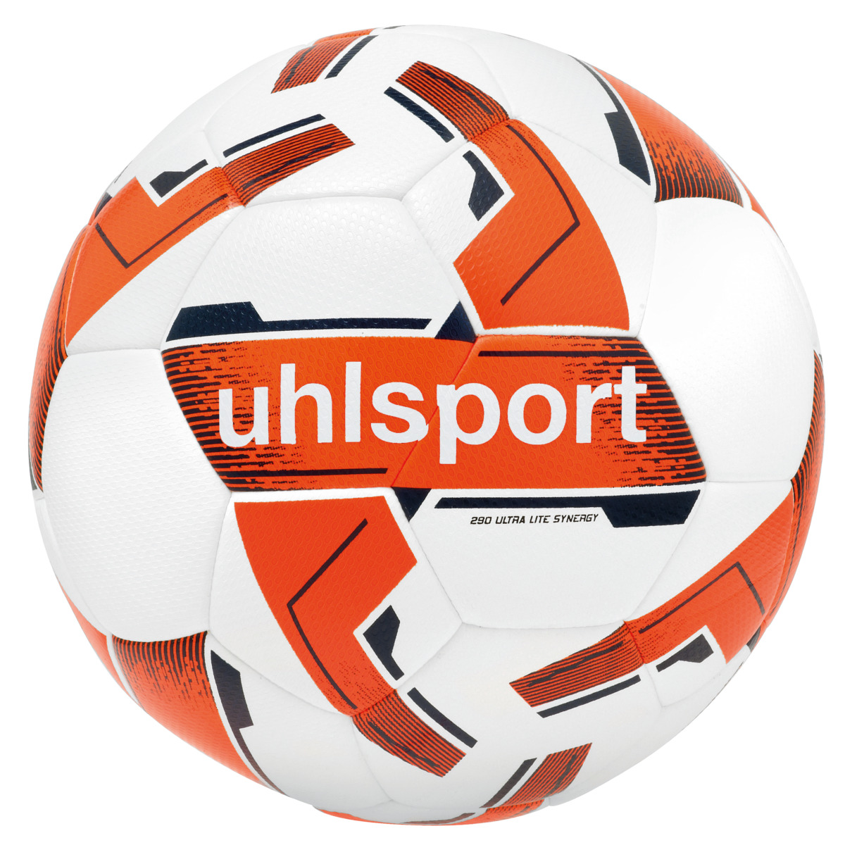 Uhlsport Fußball 290 ULTRA LITE SYNERGY Fussball Weiß Orange