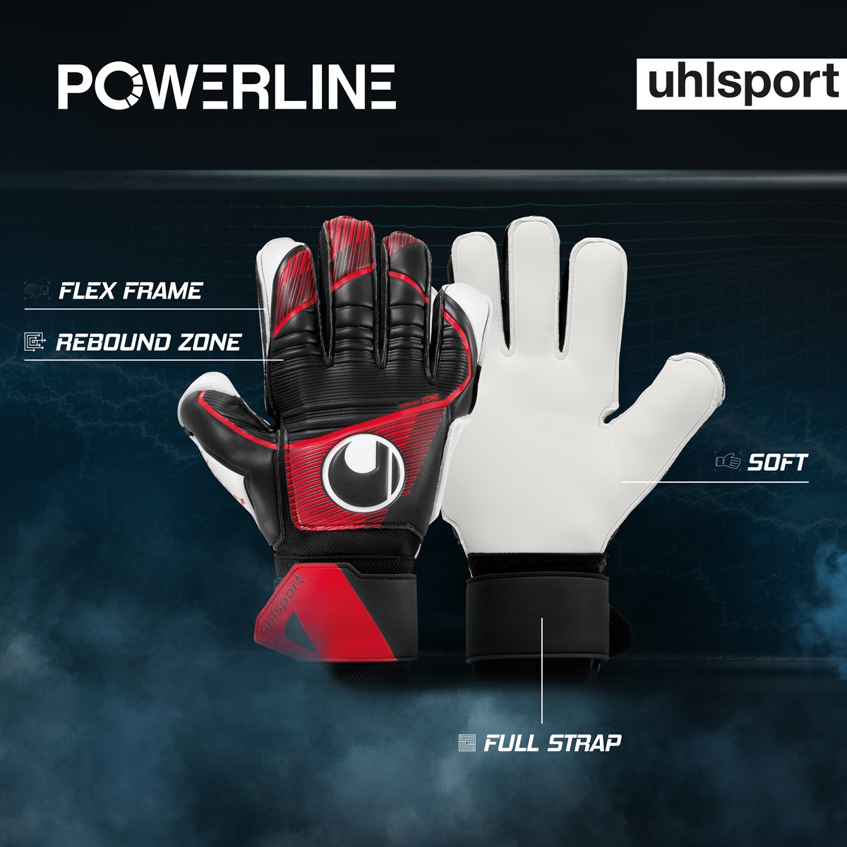 Powerline Soft Flex Frame Torwarthandschuhe Powerline Soft Flex Frame