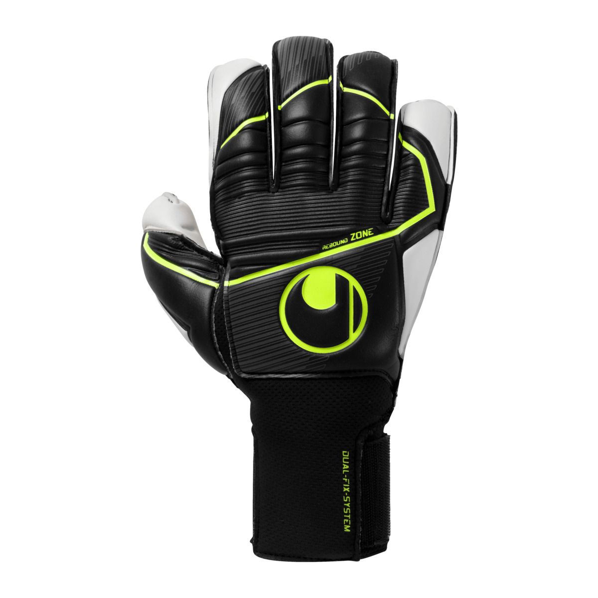 uhlsport Absolutgrip Flex Frame Carbon Torwarthandschuhe uhlsport Absolutgrip Flex Frame Carbon Torwarthandschuhe mit integrierter Fingerprotektion für maximale Sicherheit
