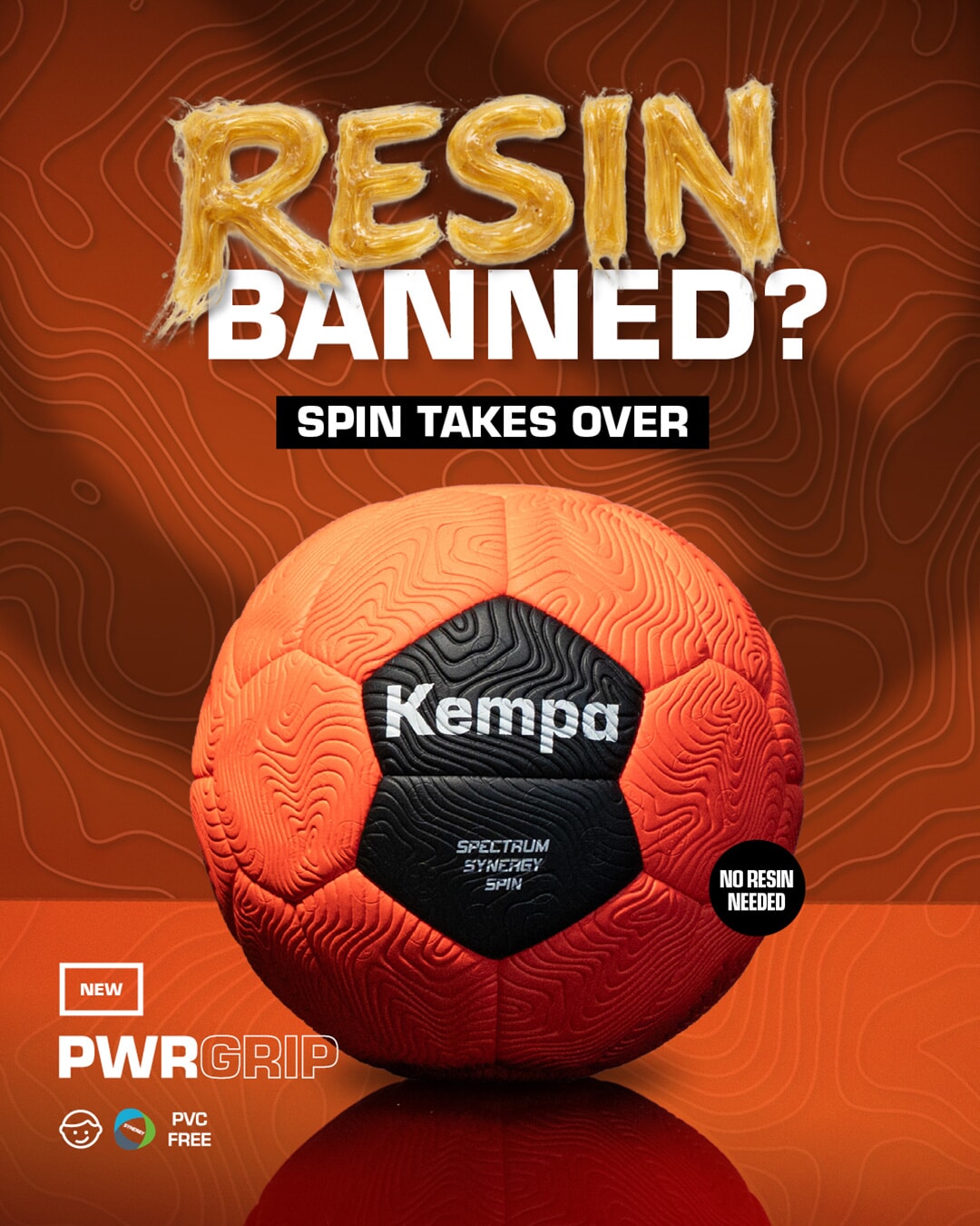 Kempa Spectrum Synergy Spin - Resin banned, Spin takes over