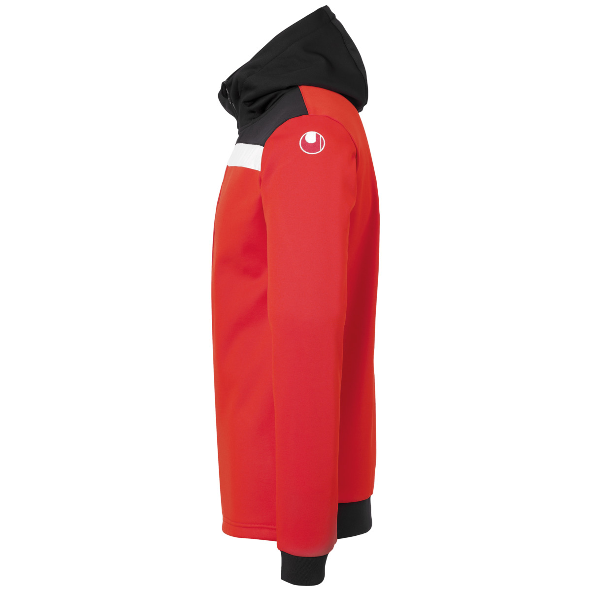 OFFENSE 23 MULTI HOOD JACKET rot schwarz weiß Side Left