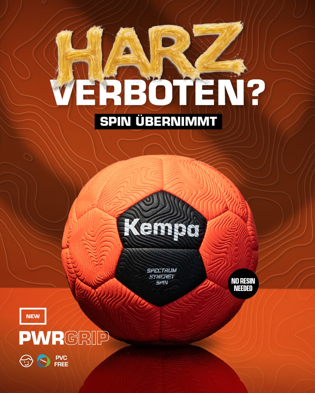 Kempa Spectrum Synergy Spin - Harz verboten, Spin übernimmt
