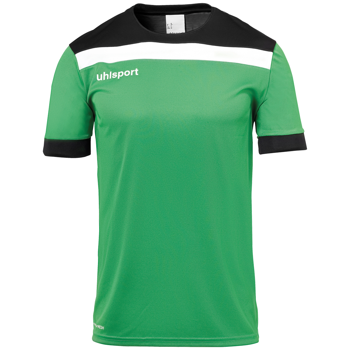 OFFENSE 23 TRIKOT KURZARM grün schwarz weiß Front
