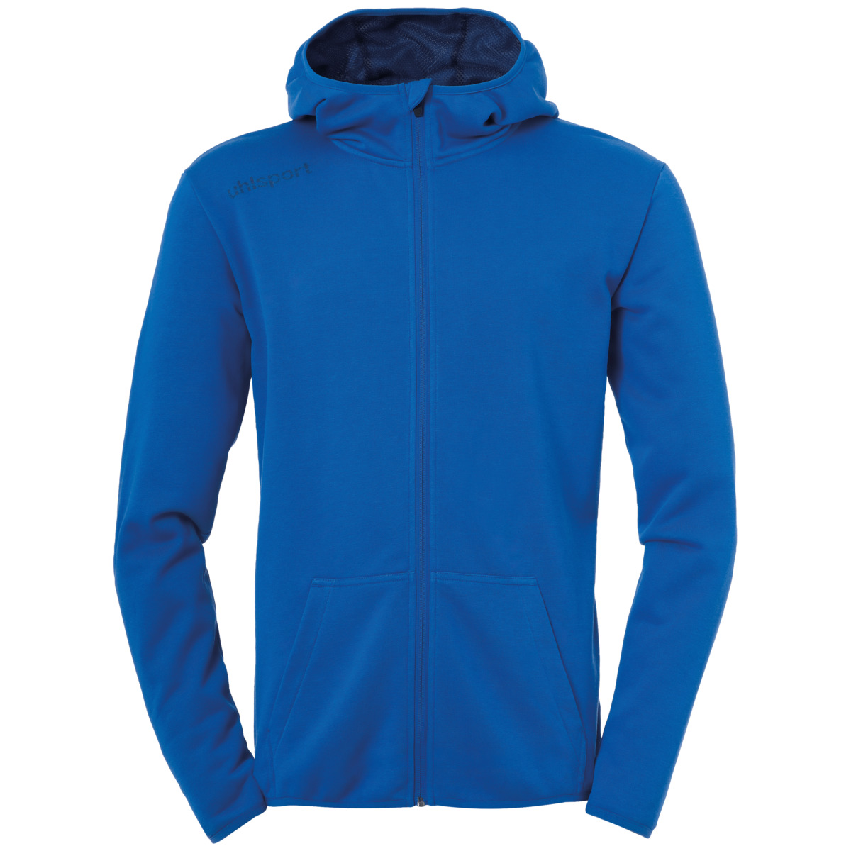 ESSENTIAL HOOD JACKET Blau Front