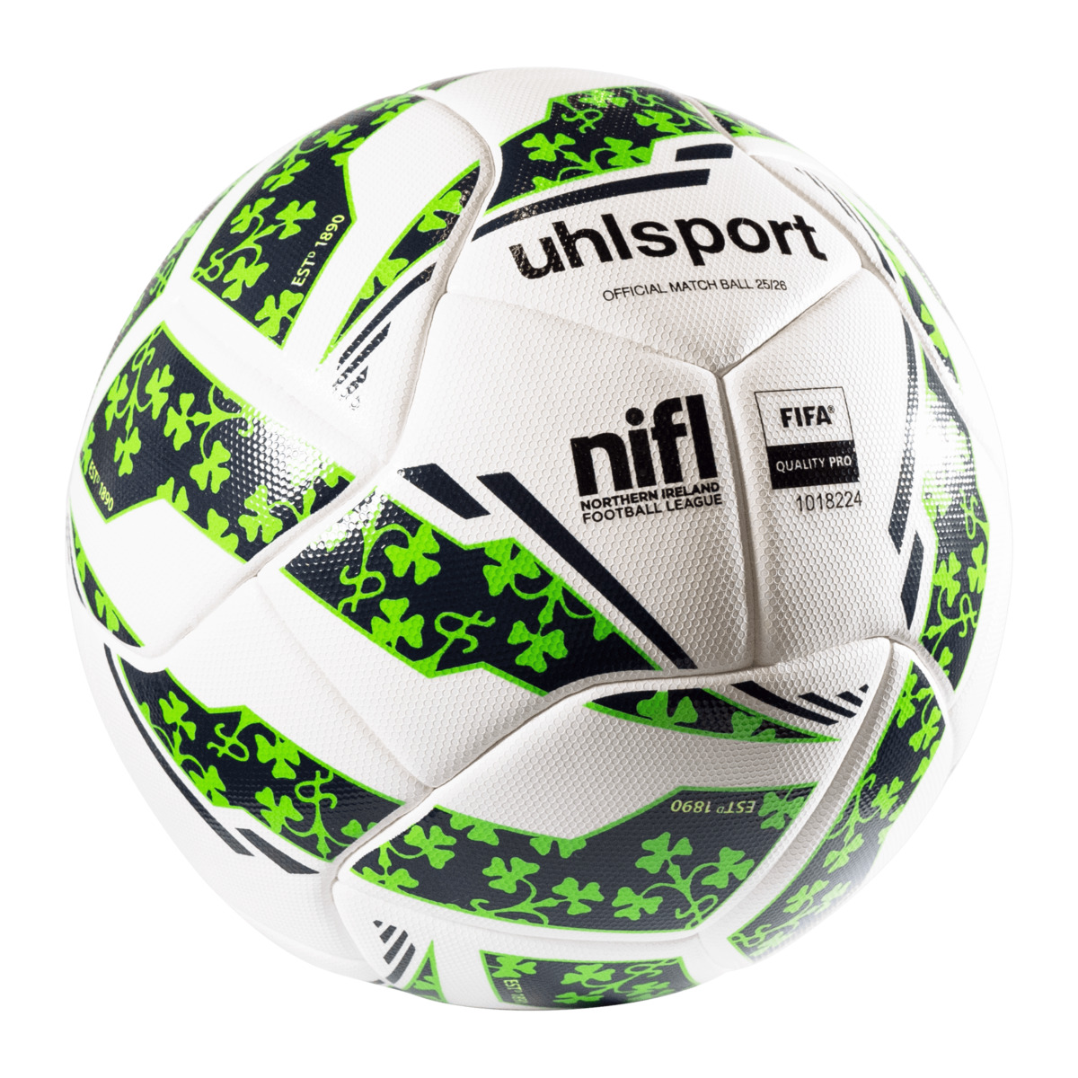 uhlsport Fußball NIFL Weiß Grün