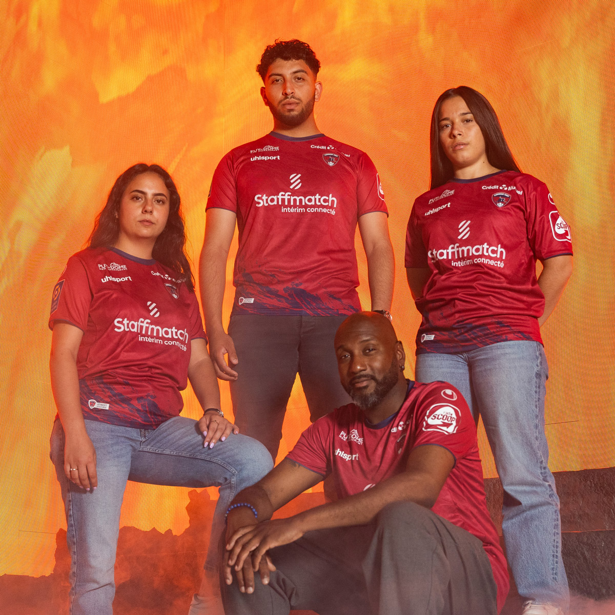 Clermont Foot Heimtrikot 2023 24 