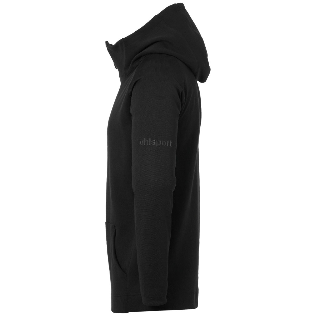 ESSENTIAL PRO ZIP-HOODIE Black Side Left