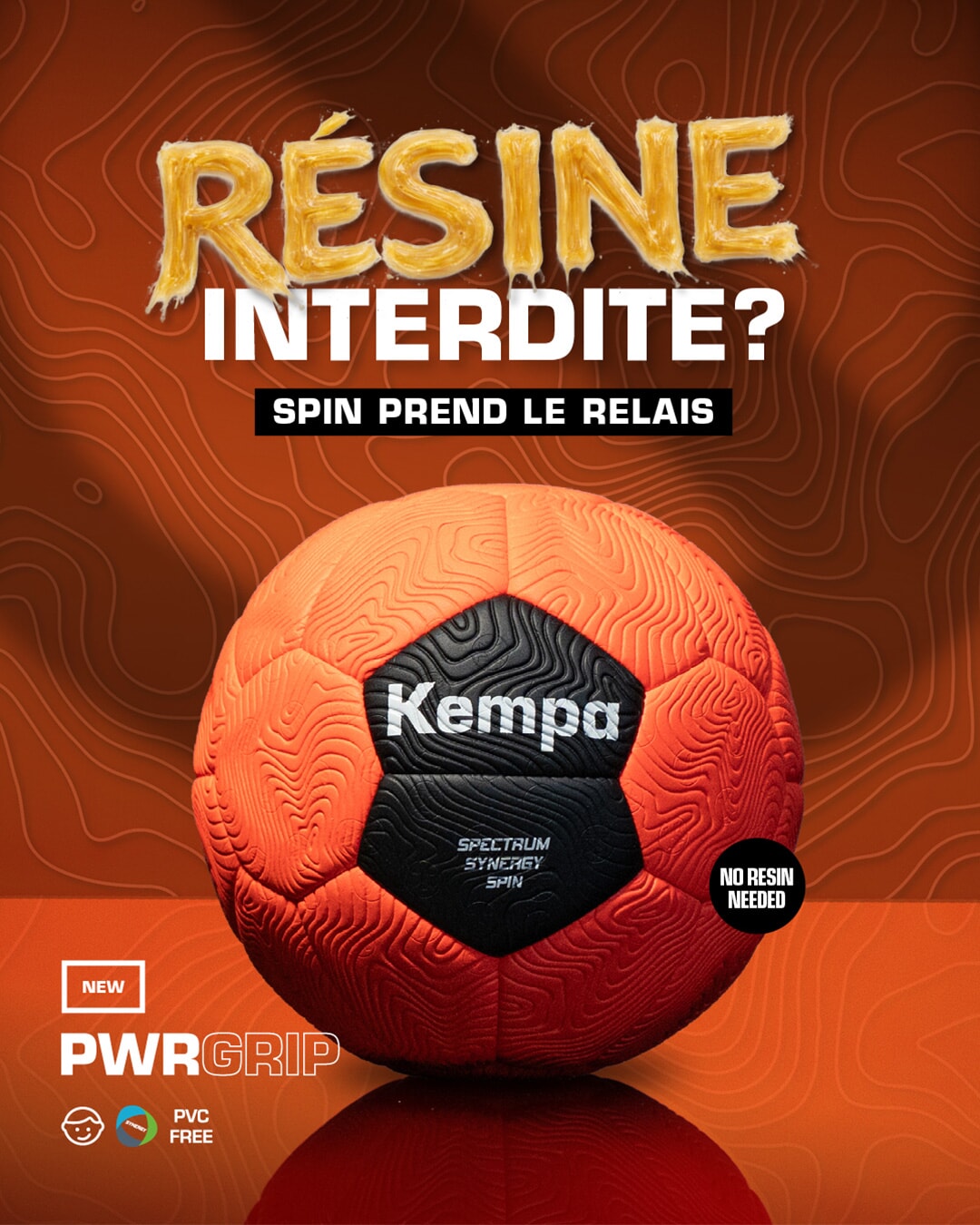 Kempa Spectrum Synergy Spin - Resine interdite, Spin prend le relais