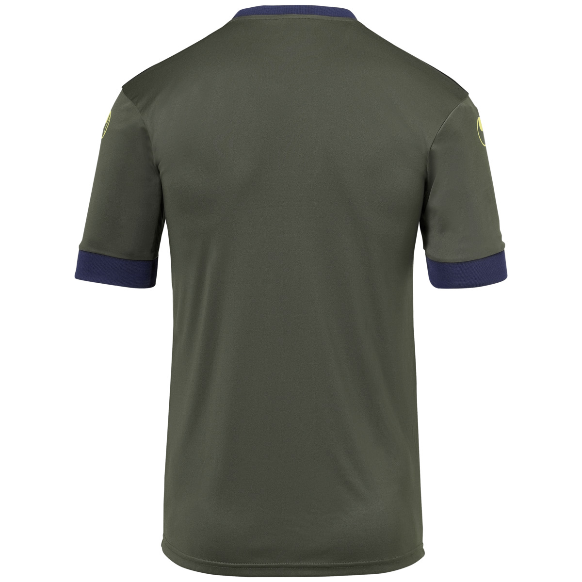 OFFENSE 23 TRIKOT KURZARM dark olive marine fluo gelb Back