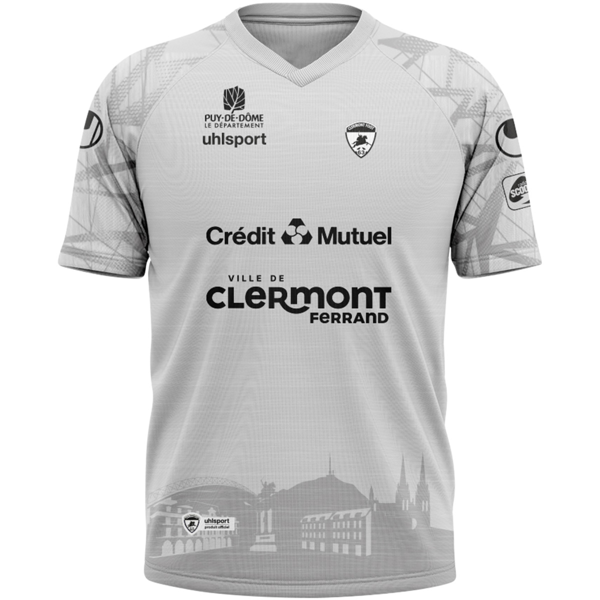 Clermont Foot Ausweichtrikot 2022 23 Front Ansicht