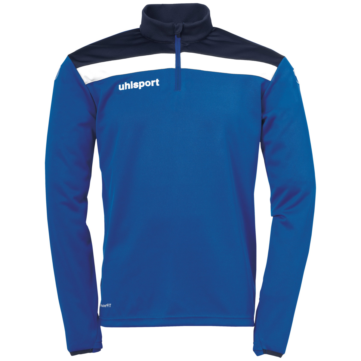 OFFENSE 23 ZIP TOP azurblau marine weiß Front 02