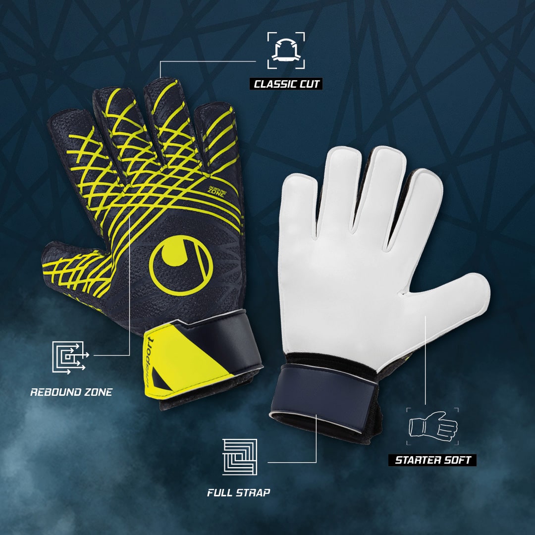 Prediction Starter Soft In Marine wei fluo Gelb Goalkeeper Gloves In prediction-starter-soft-in-marine-wei-fluo-gelb-goalkeeper-gloves-in