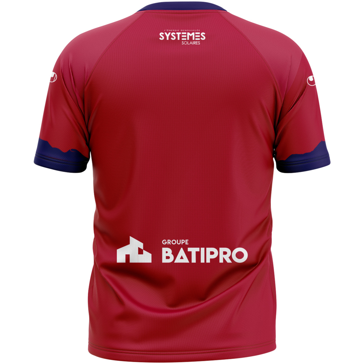 Clermont Foot Heimtrikot 2022 23 Rücken Ansicht
