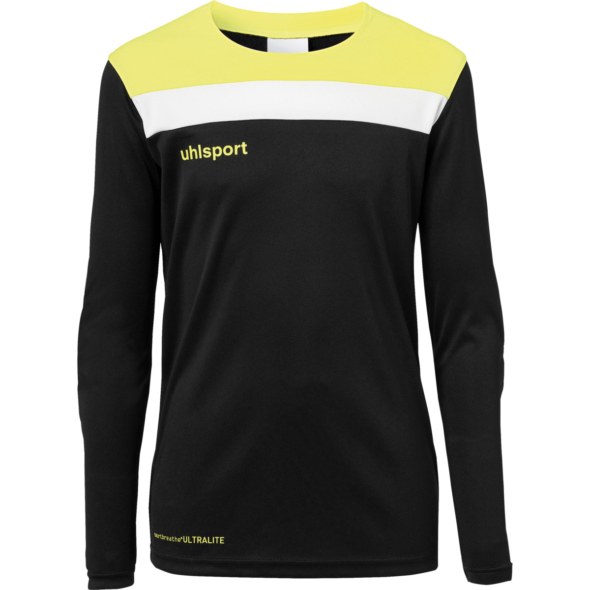 OFFENSE 23 TORWART-SET JUNIOR schwarz fluo gelb weiß top Front 02