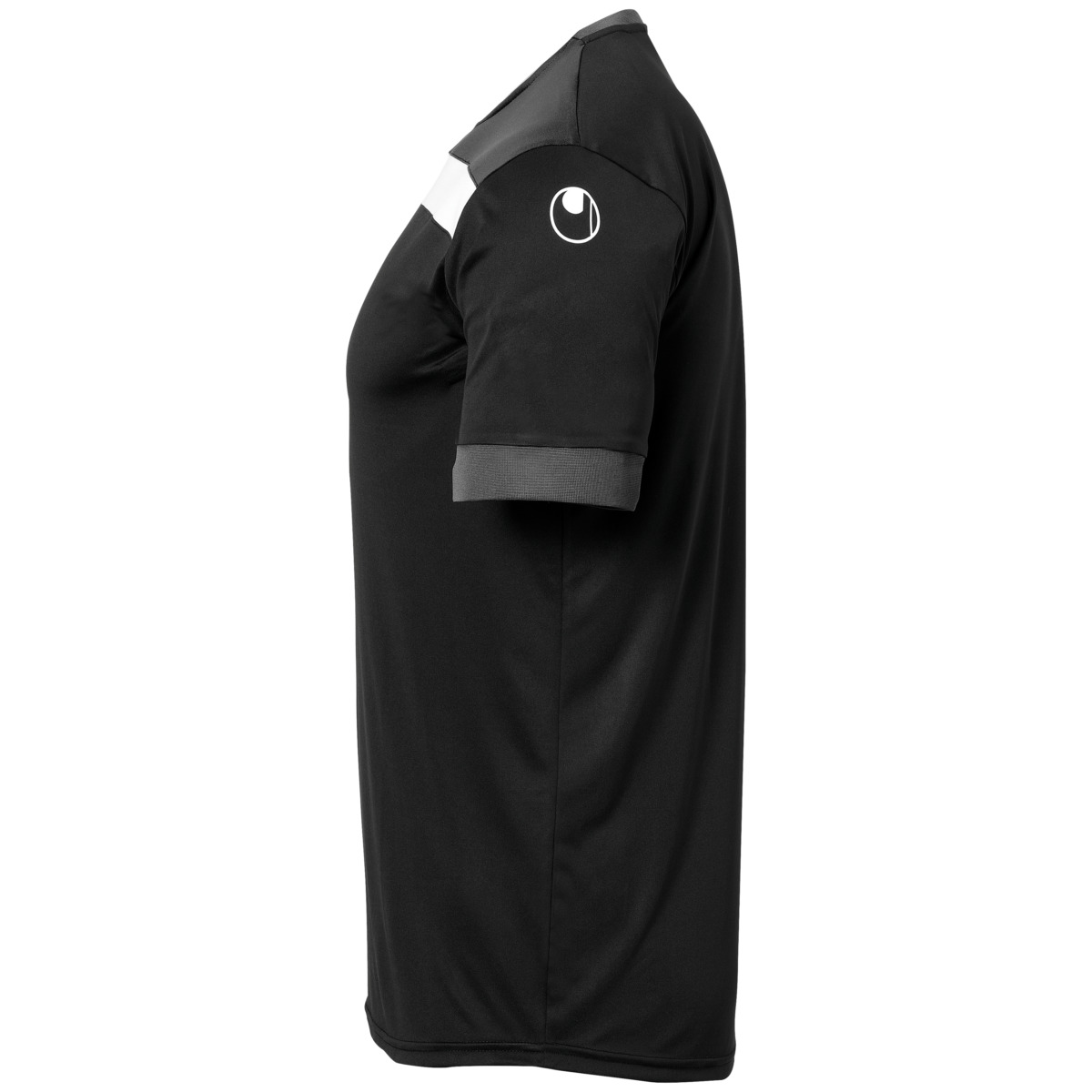 OFFENSE 23 TRIKOT KURZARM anthra schwarz weiß Side Left