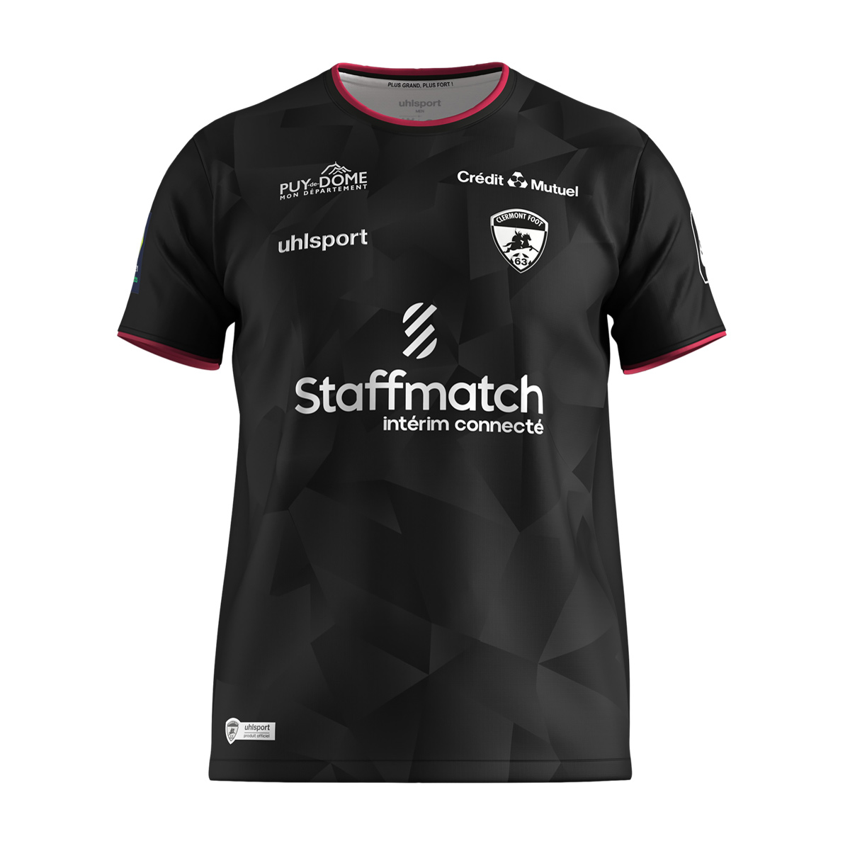 Clermont Foot Drittes Trikot 2023 24 Front Ansicht