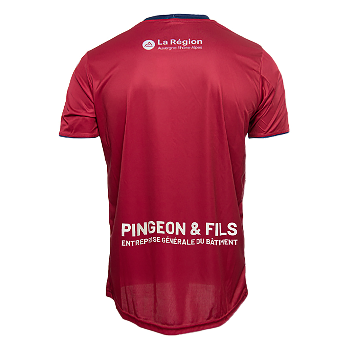 Clermont Foot Heimtrikot 2023 24 Rücken Ansicht