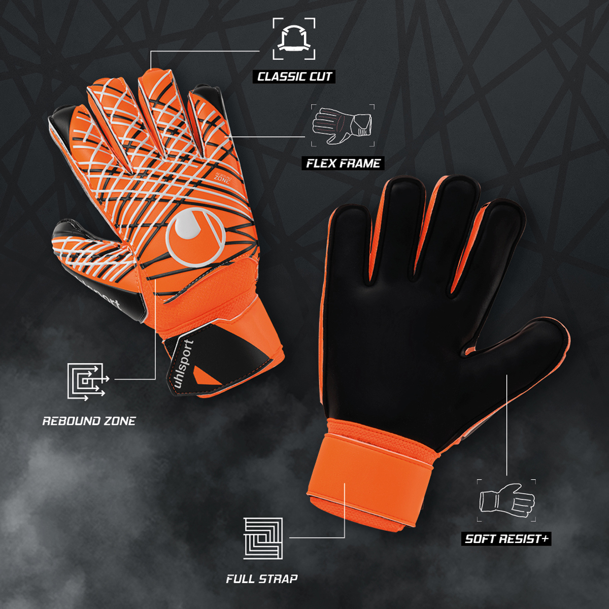 XUEQI Gants De Gardien De But Football Latex Taille 9 - Protection Et Confort Professionnels