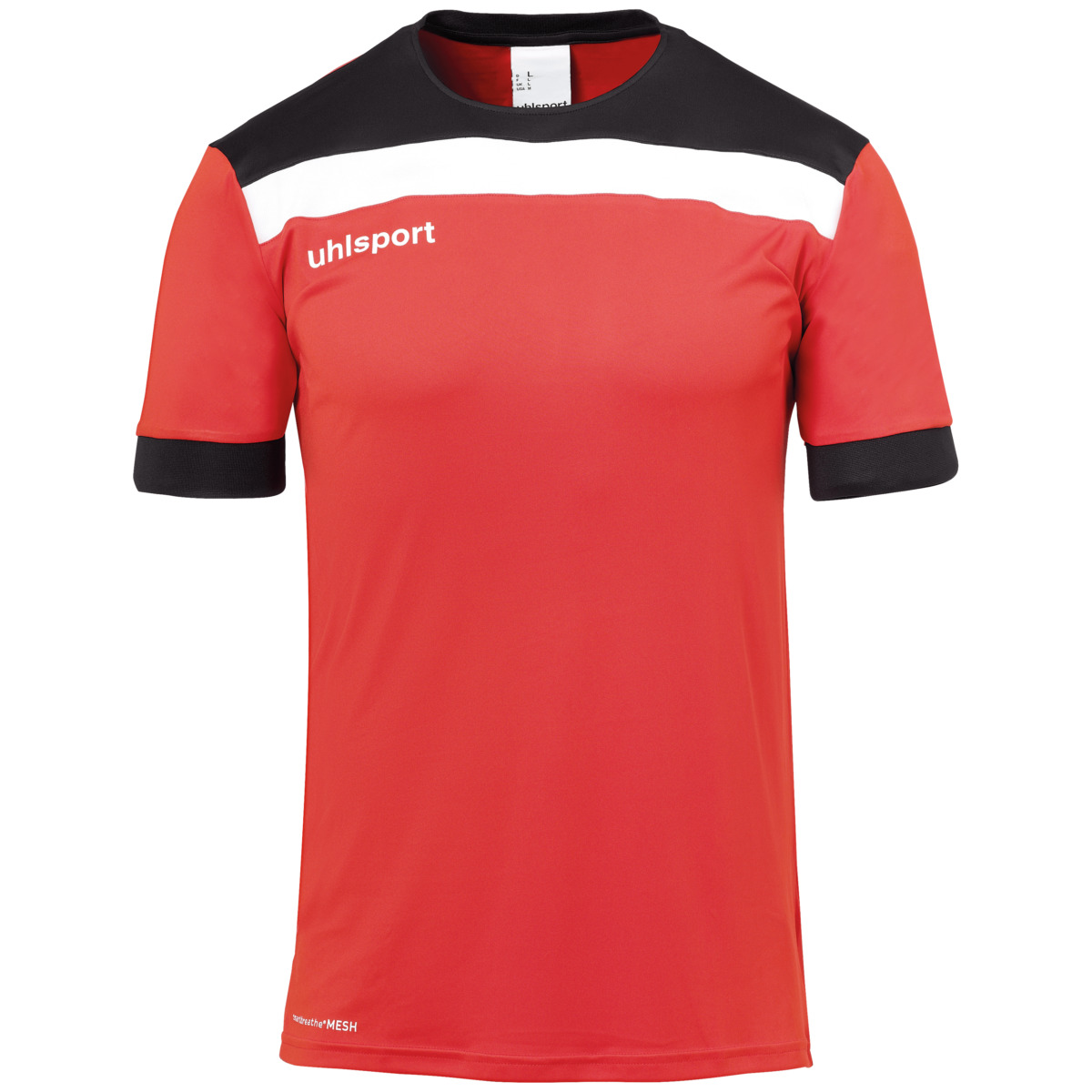 OFFENSE 23 TRIKOT KURZARM rot schwarz weiß Front 02