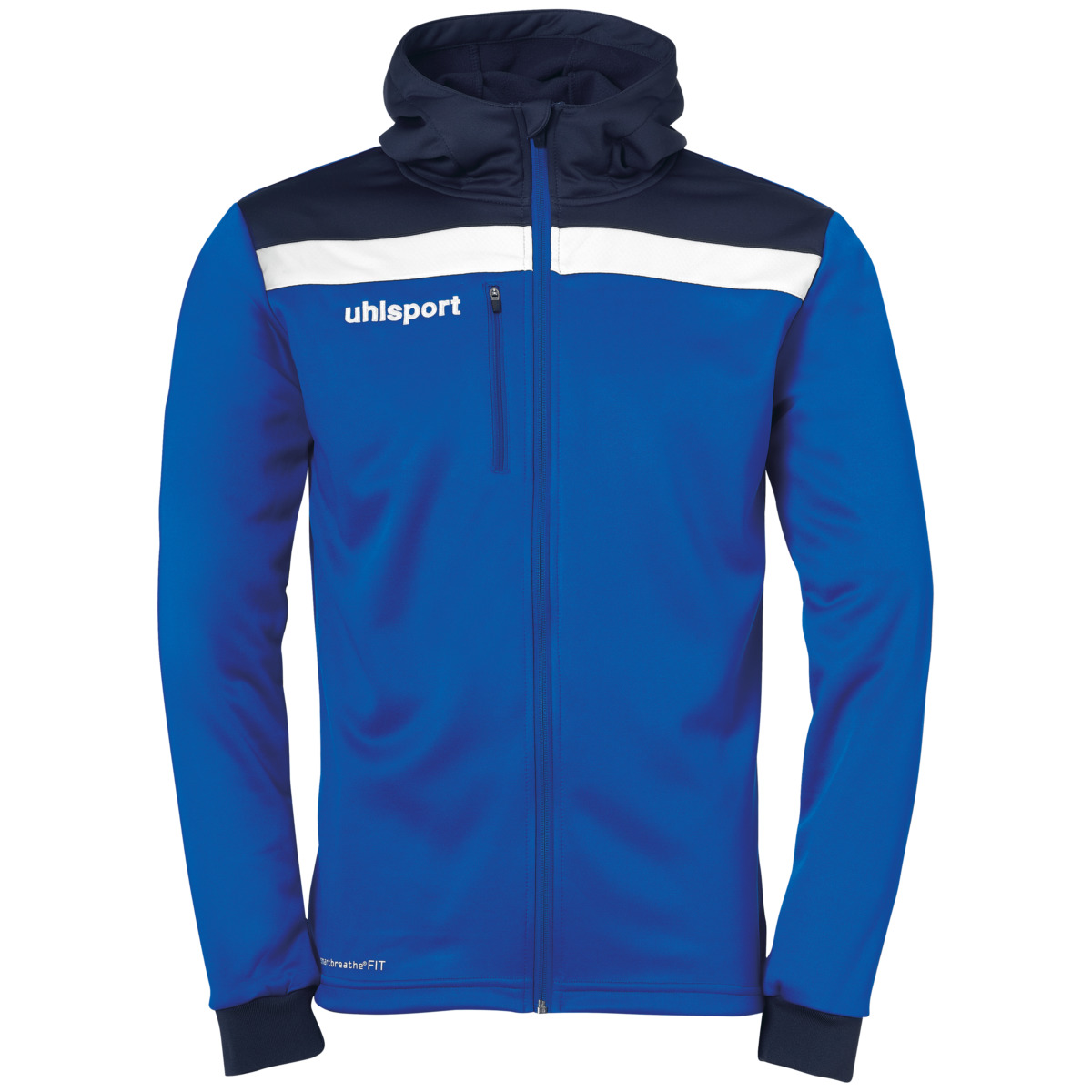 OFFENSE 23 MULTI HOOD JACKET azurblau marine weiß Front