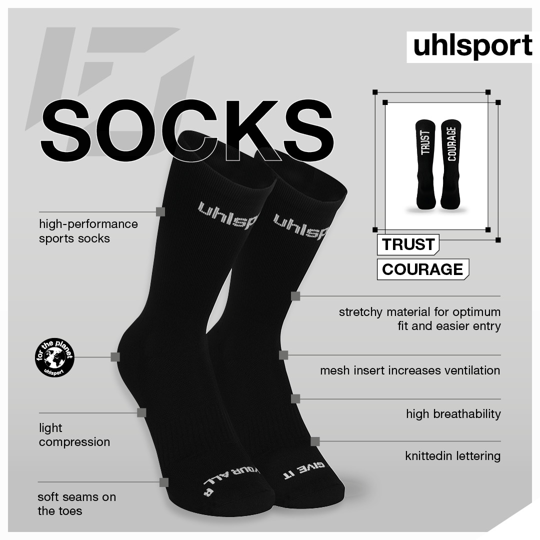 ID Socks Trust Courage ID Socks Trust Courage