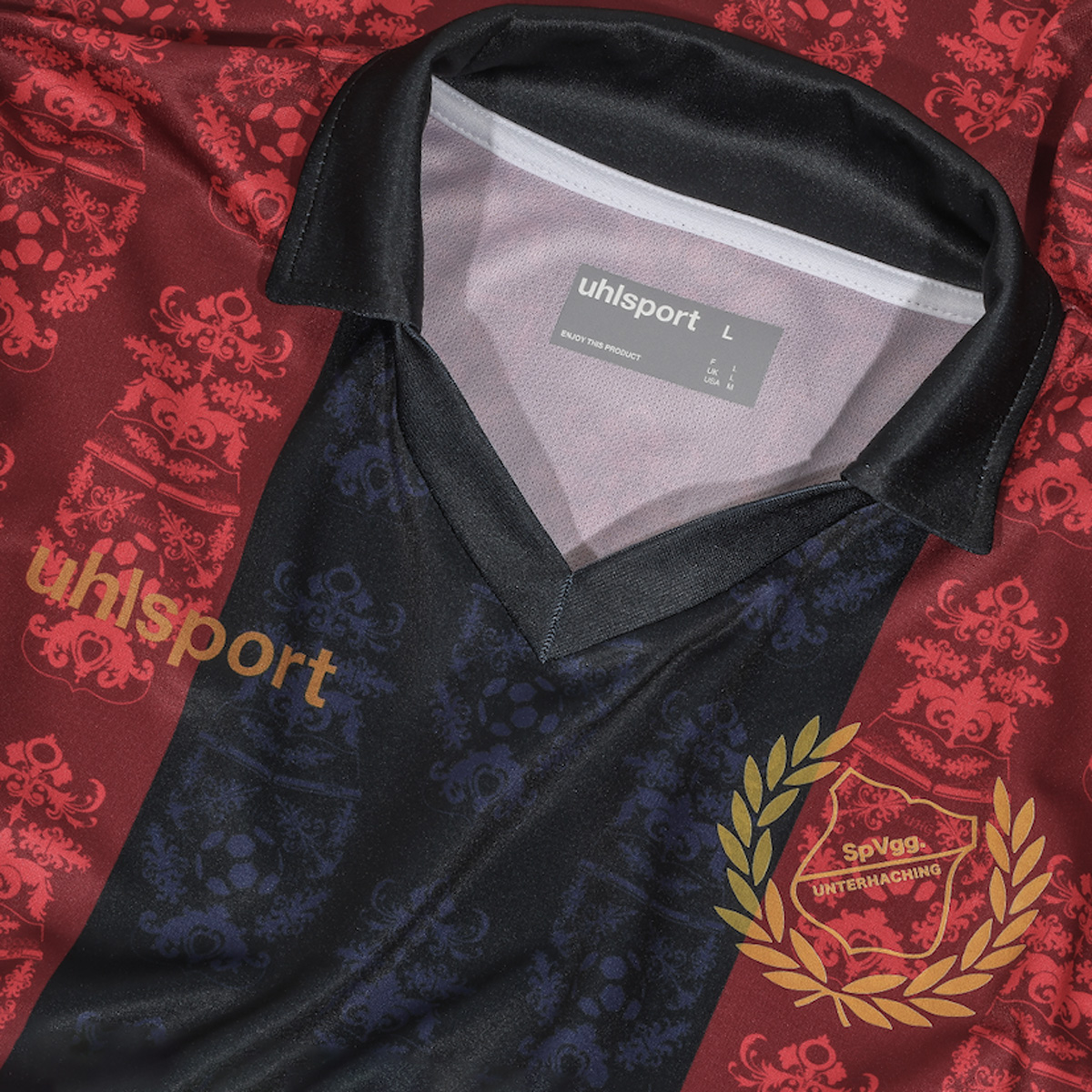 SpVgg Unterhaching Jubiläumstrikot 2025 26 Kragen