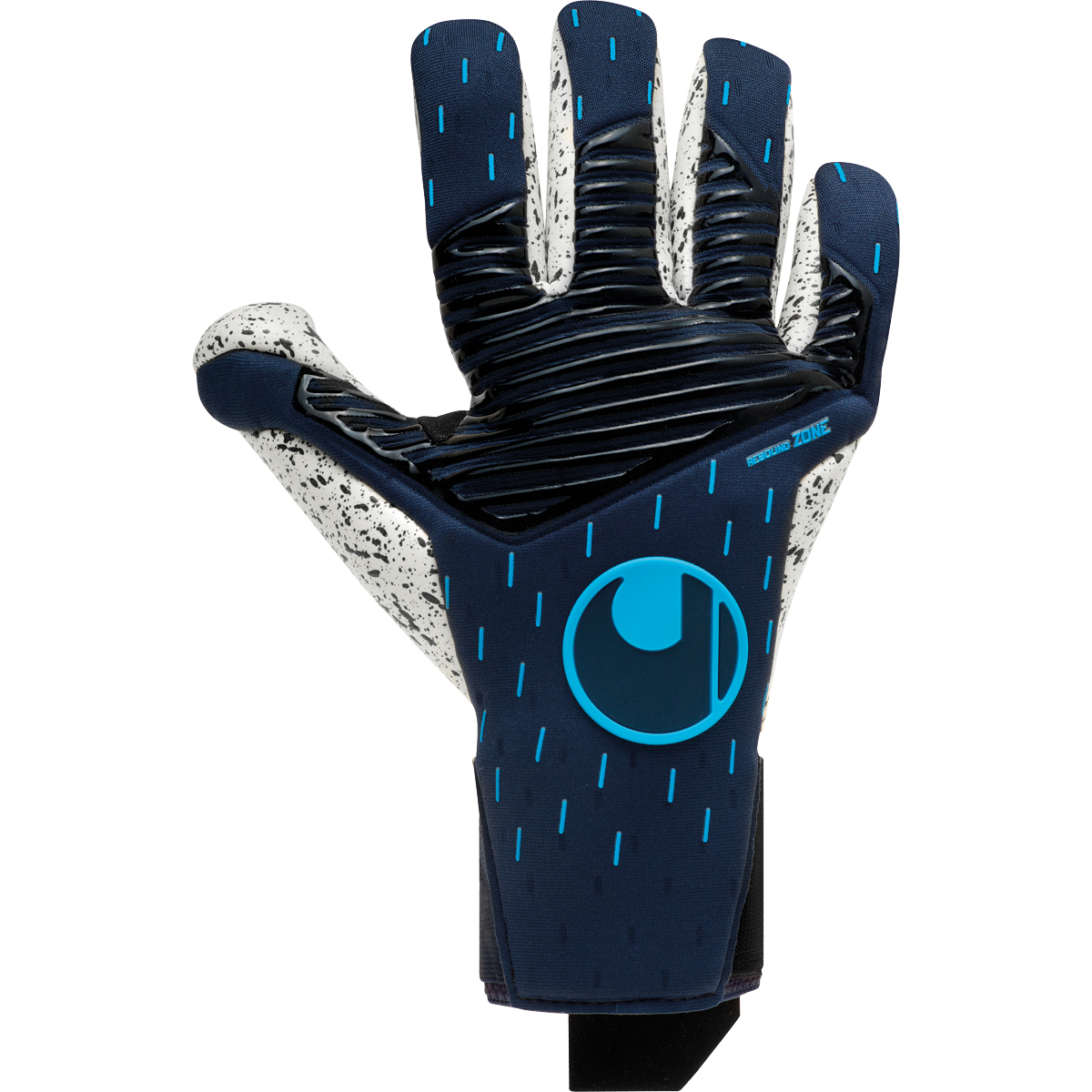 SPEED CONTACT SUPERGRIP+ FINGER SURROUND in navy/black/fluo blue