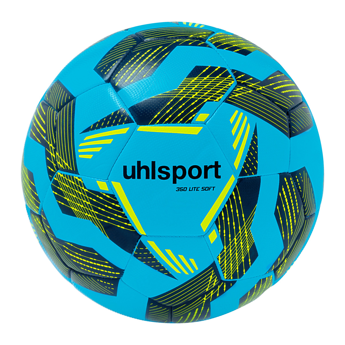 Uhlsport Fußball Lite Soft 350 Blau Schwarz Gelb