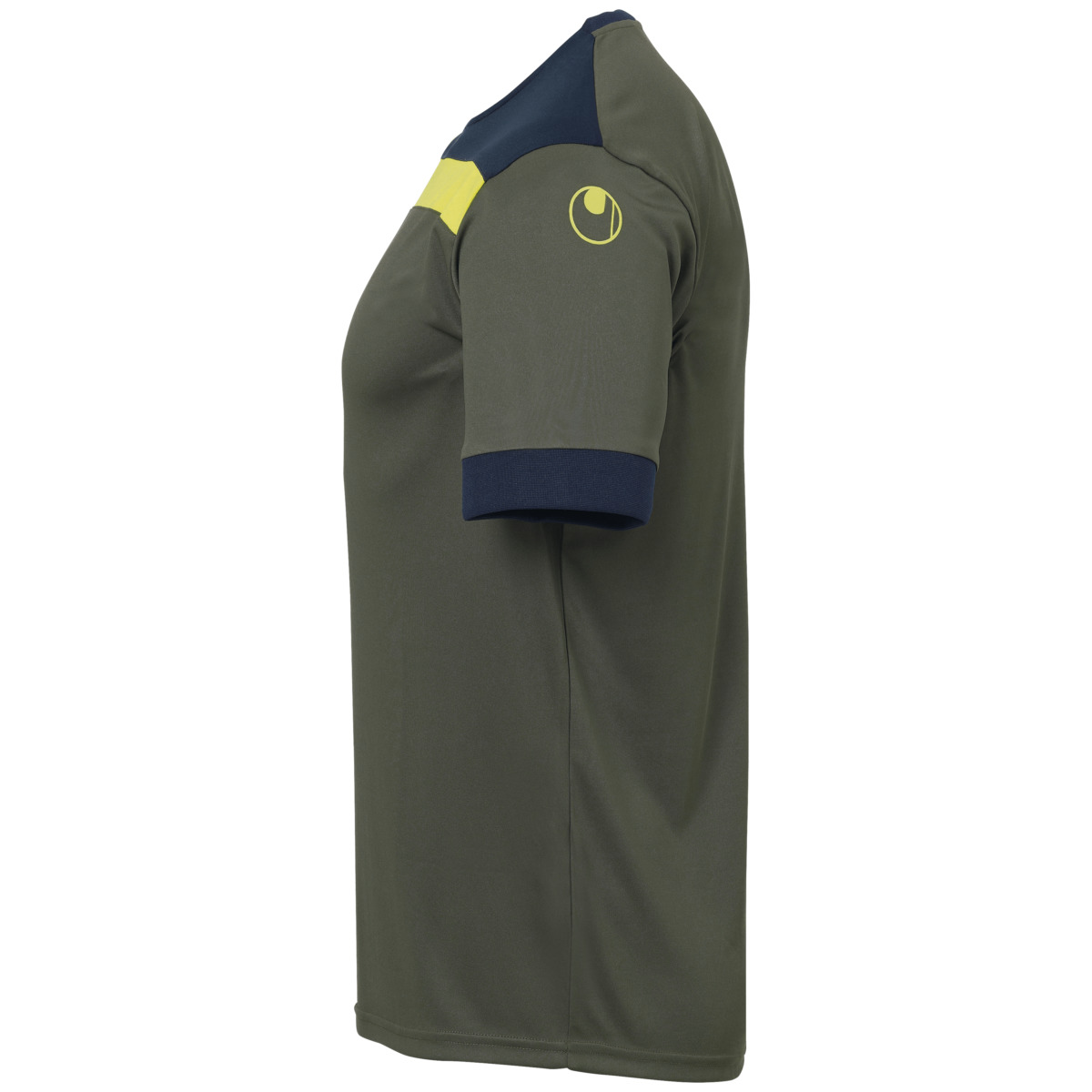 OFFENSE 23 TRIKOT KURZARM dark olive marine fluo gelb Side Left