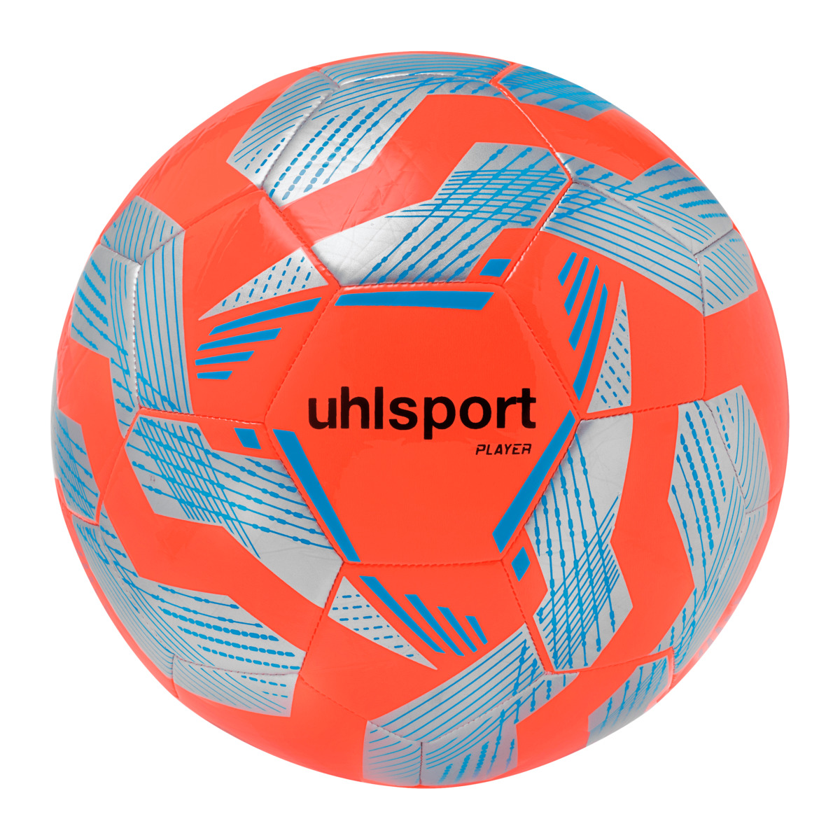 Uhlsport Fußball Player Orange Silber Türkis