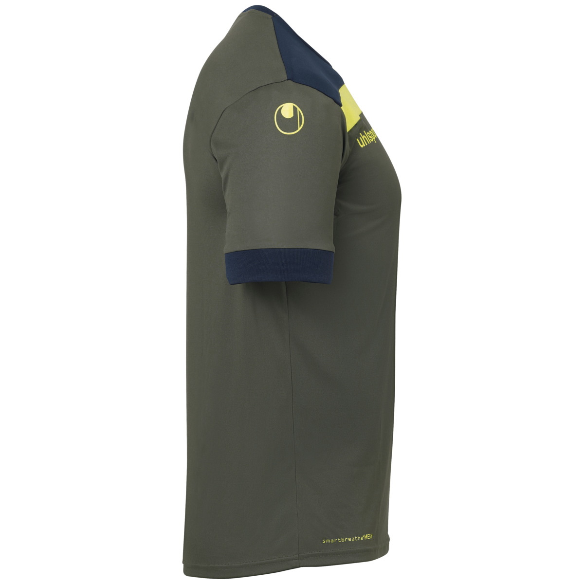 OFFENSE 23 TRIKOT KURZARM dark olive marine fluo gelb Side Right