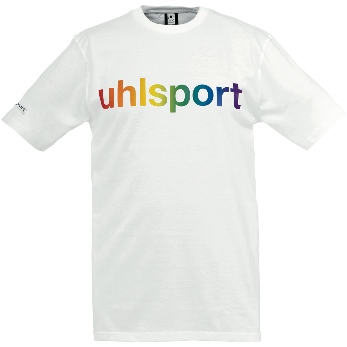 TEAM T-SHIRT RAINBOW WHITE Front
