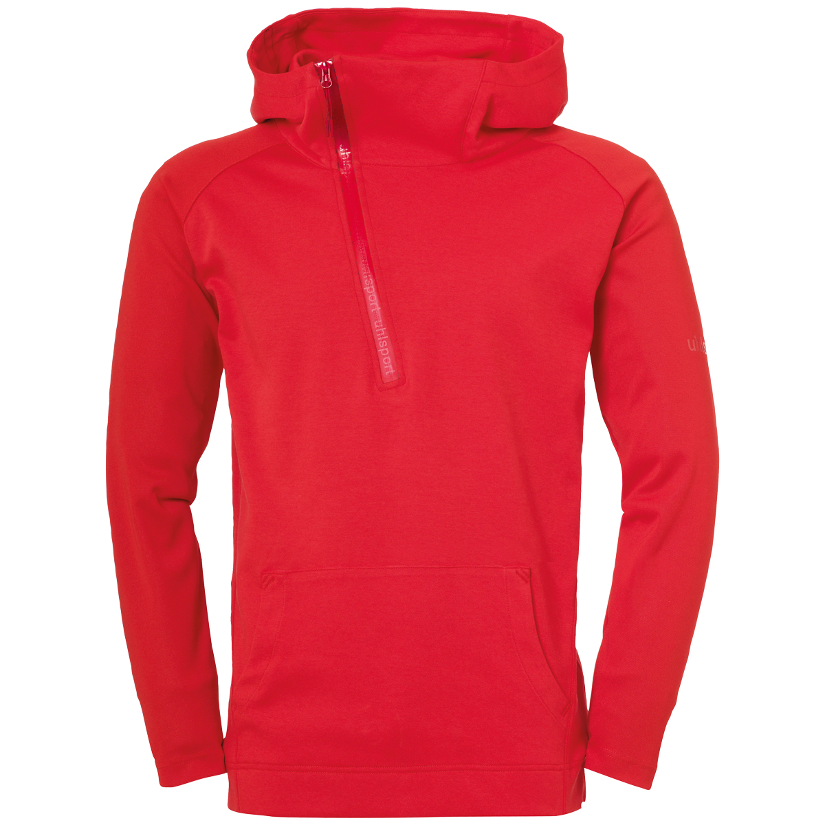 ESSENTIAL PRO ZIP-HOODIE ROT Front