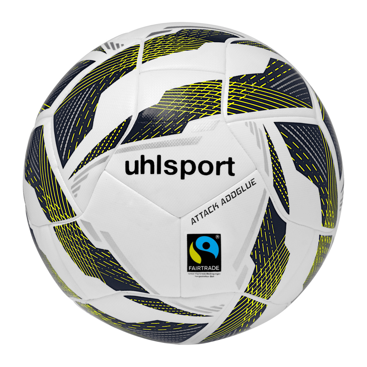 Uhlsport Fußball Attack Addglue For The Planet Weiß Schwarz Gelb