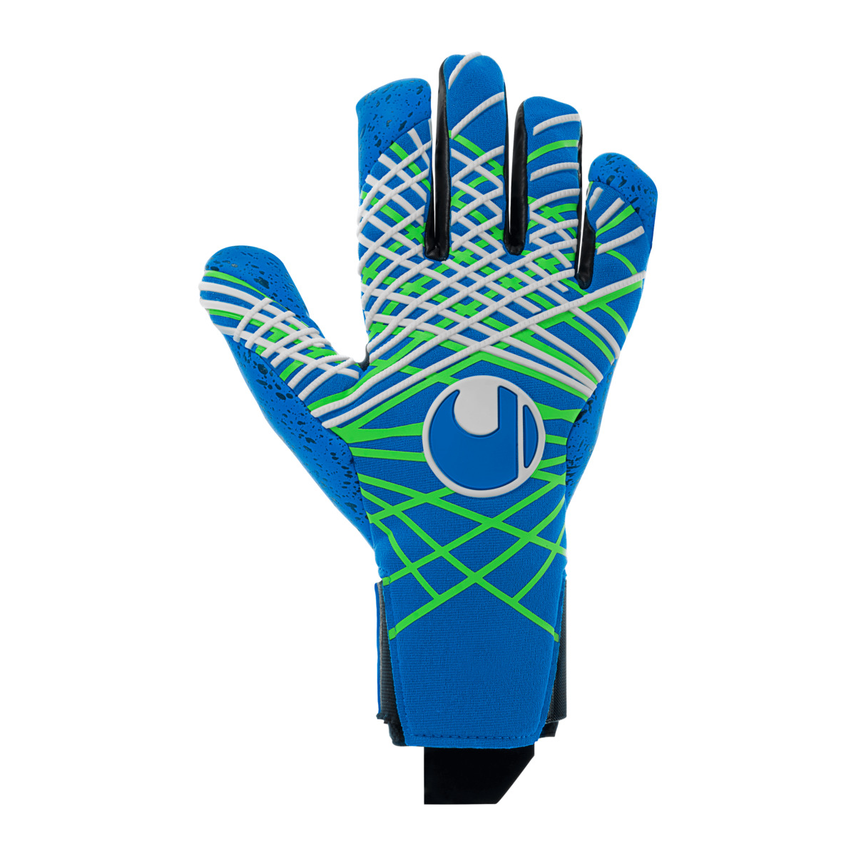uhlsport Aquagrip HN Torwarthandschuhe uhlsport Aquagrip HN Torwarthandschuhe in Blau-Weiß für Matches bei Regenwetter