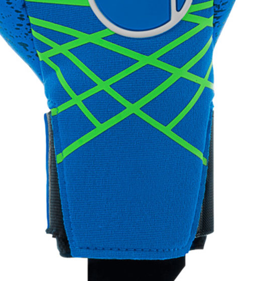 uhlsport Aquagrip HN Torwarthandschuhe uhlsport Aquagrip HN Torwarthandschuhe in Blau-Weiß für Matches bei Regenwetter