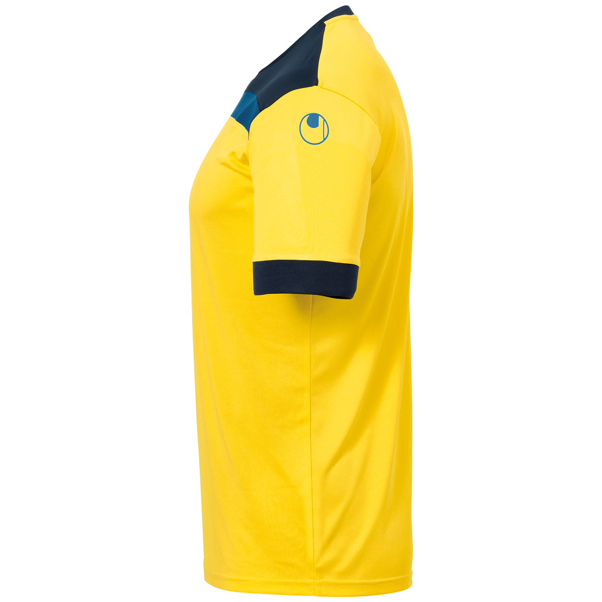 OFFENSE 23 TRIKOT KURZARM limonengelb marine azurblau Side Left