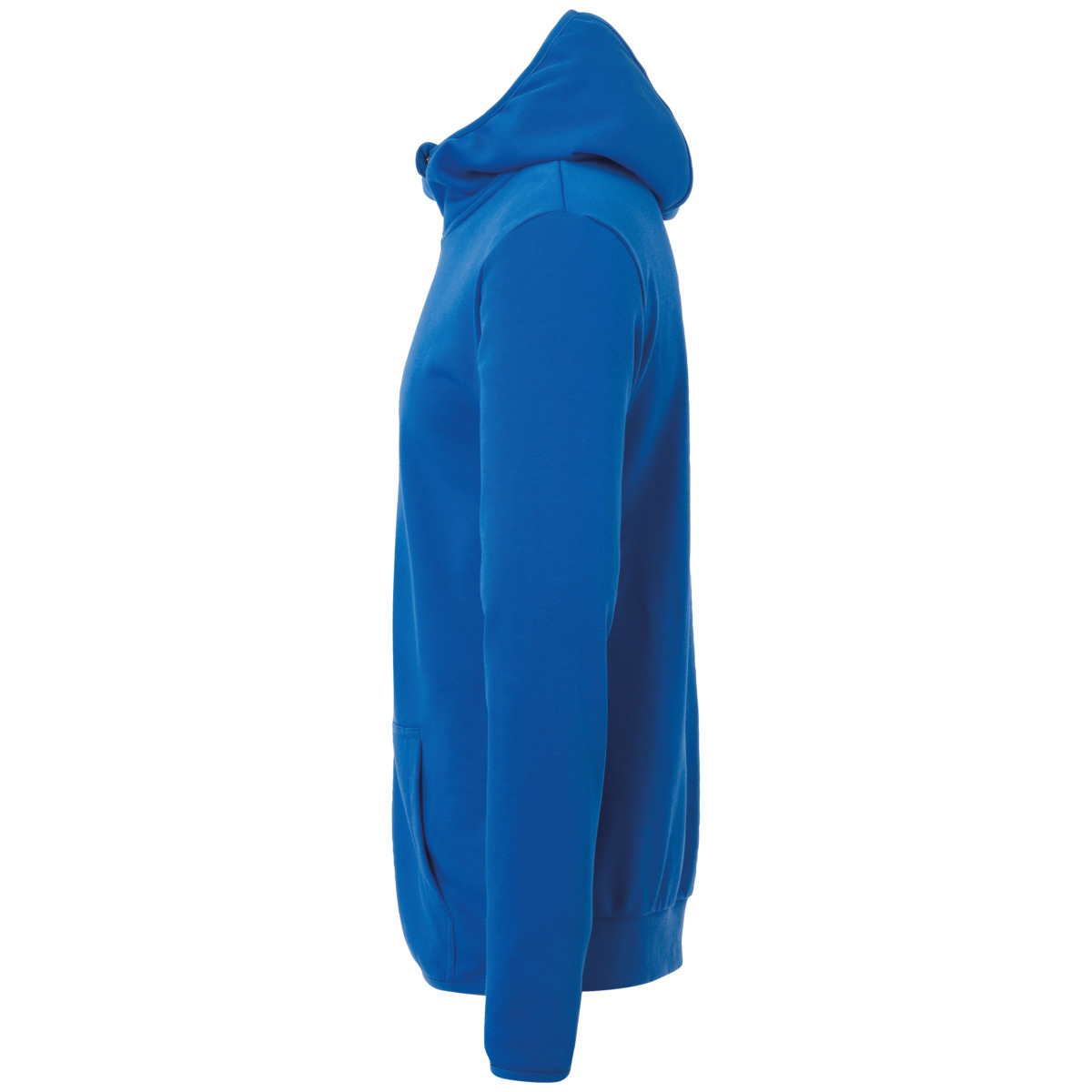 ESSENTIAL HOOD JACKET Blau Side Left