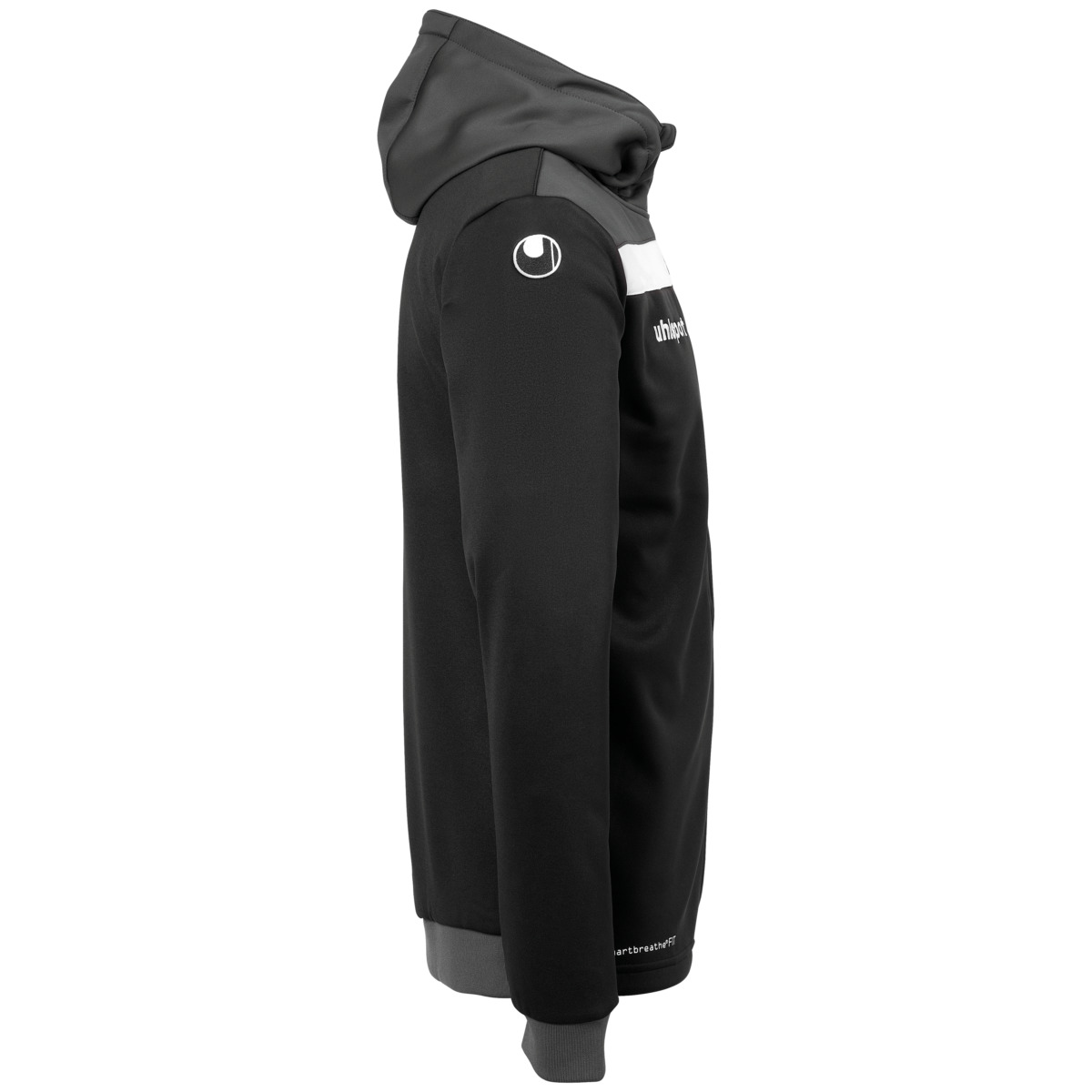 OFFENSE 23 MULTI HOOD JACKET schwarz anthra weiß Side Right