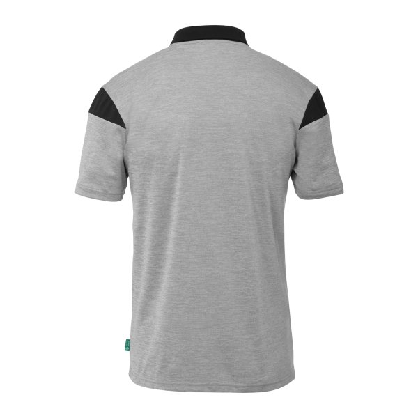 Squad 27 Polo Shirt in dark grey melange | Football Clothing in the ...