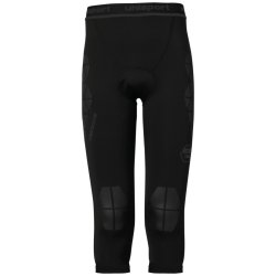 uhlsport Tights Ladies Pants, Very light, Tight-fitted, Elastic waistband  for optimal comfort, Flat lock seams provide a pleasant feeling on skin,  X-Large Size, 100% Polyester - BLACK GRAY
